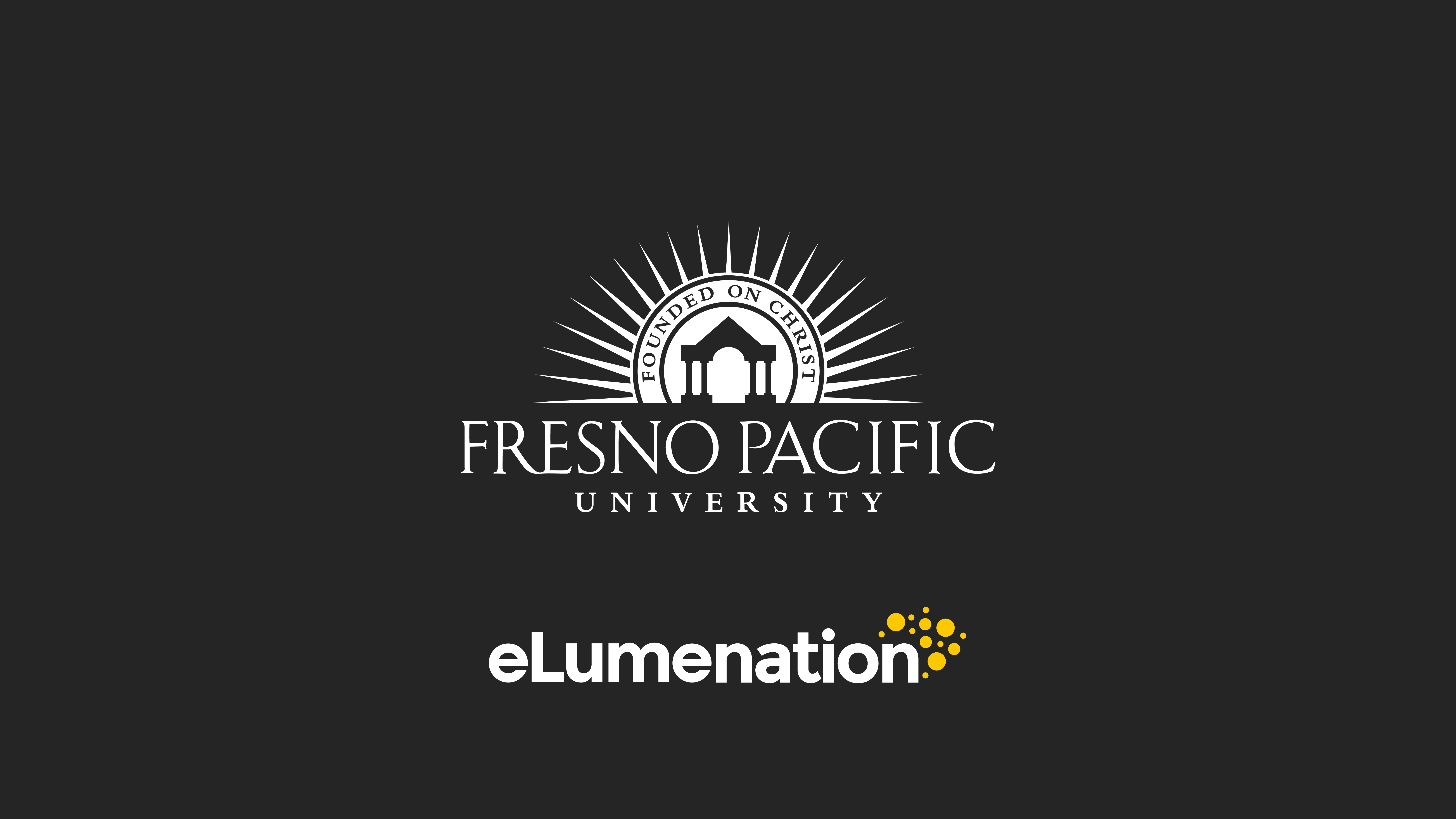 Displaying Learning Data Fresno Pacific University + eLumen